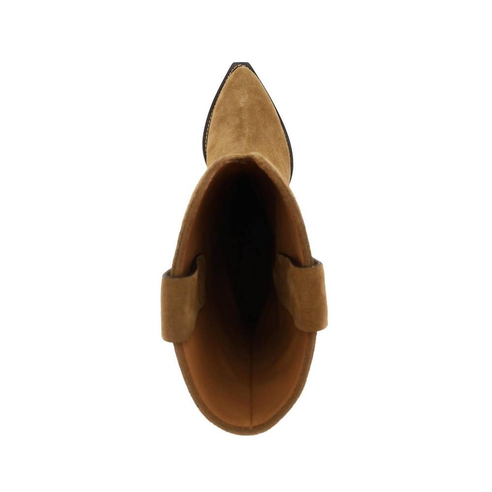 Bottes Isabel Marant Dahope Suede Boots - Beige - Femme