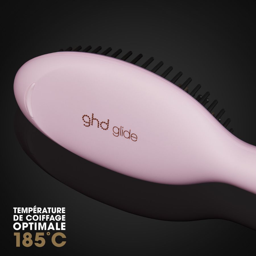 Brosse Lissante Ghd Glide Rose Et Sa Pochette