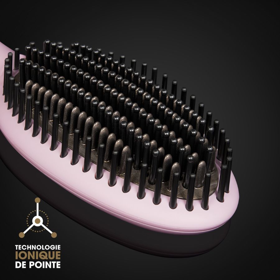 Brosse Lissante Ghd Glide Rose Et Sa Pochette