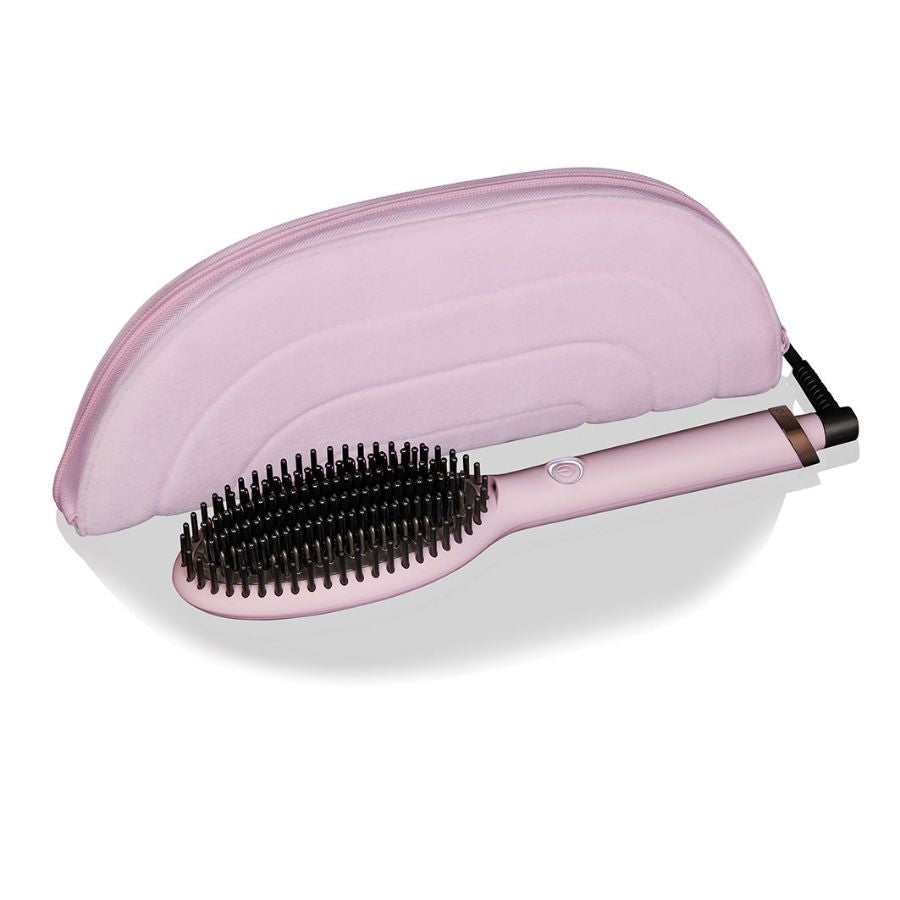 Brosse Lissante Ghd Glide Rose Et Sa Pochette