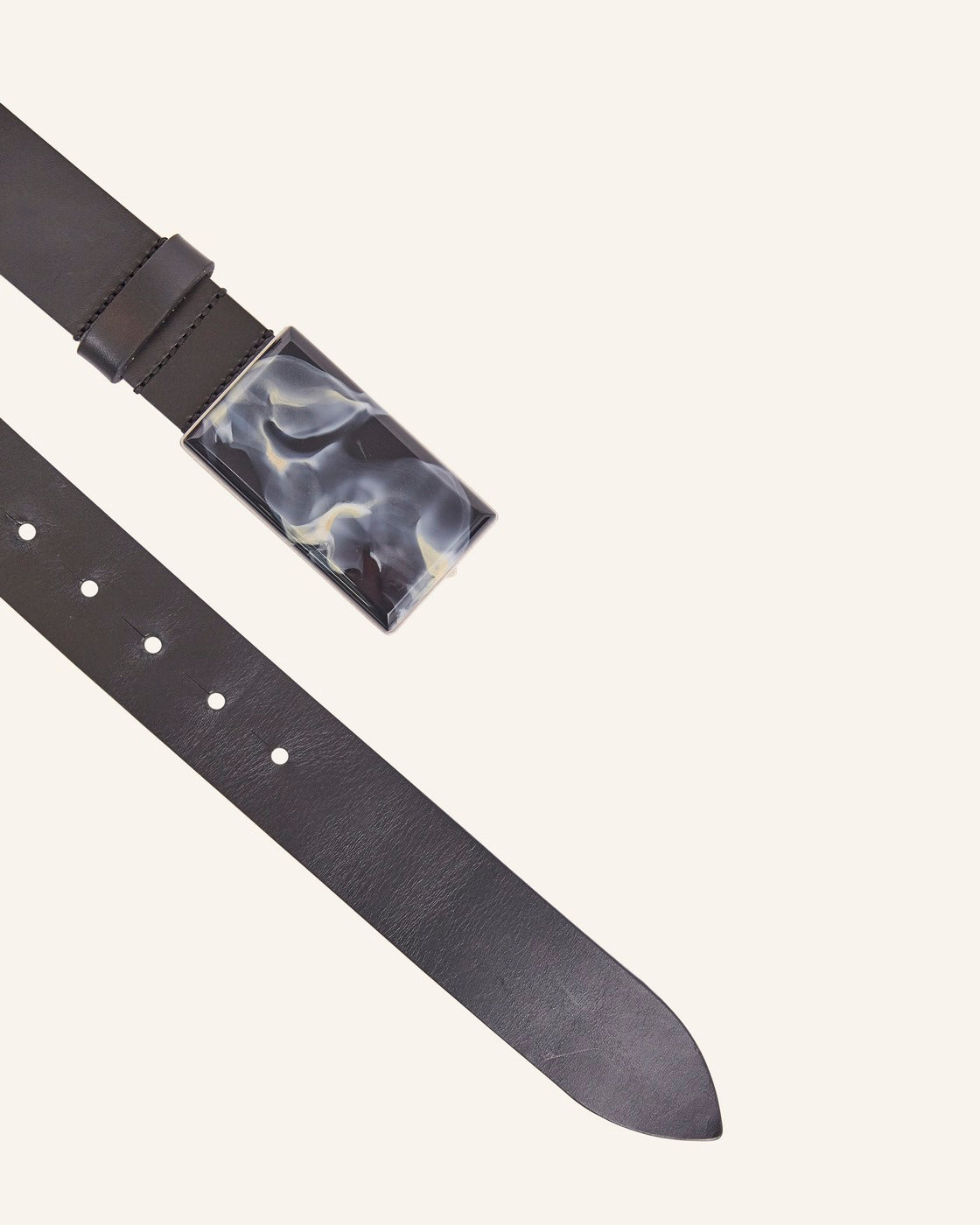 Ceinture Luponi - Faded Black/Silver
