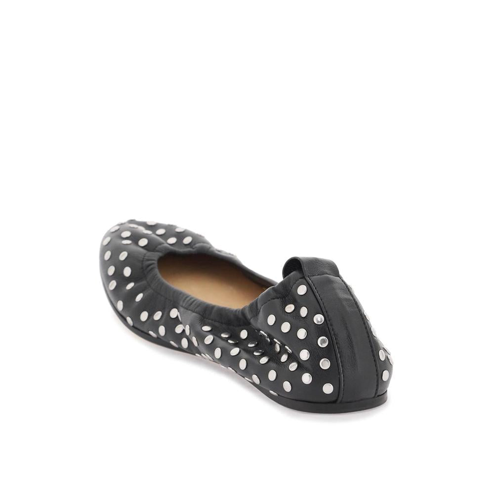 Ballerines Isabel Marant Leather Studded Ballet Flats By Bel - Noir - Femme