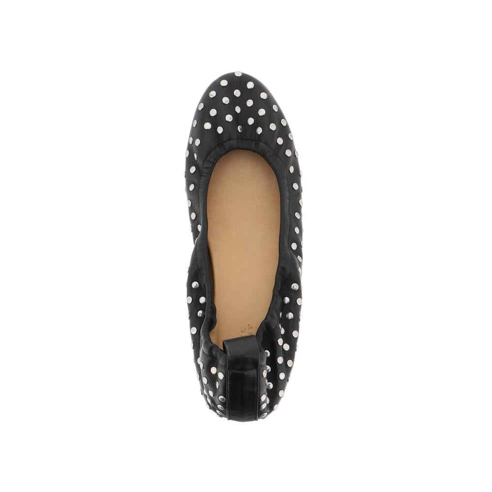 Ballerines Isabel Marant Leather Studded Ballet Flats By Bel - Noir - Femme