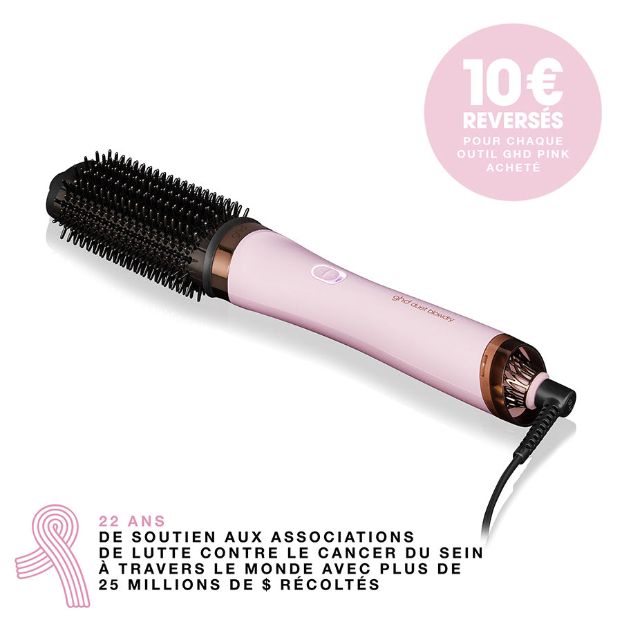 Brosse soufflante ghd Duet Blowdry rose