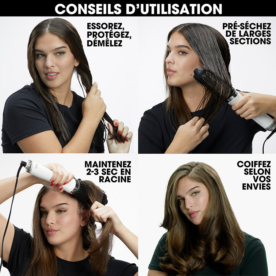 Brosse soufflante ghd Duet Blowdry rose