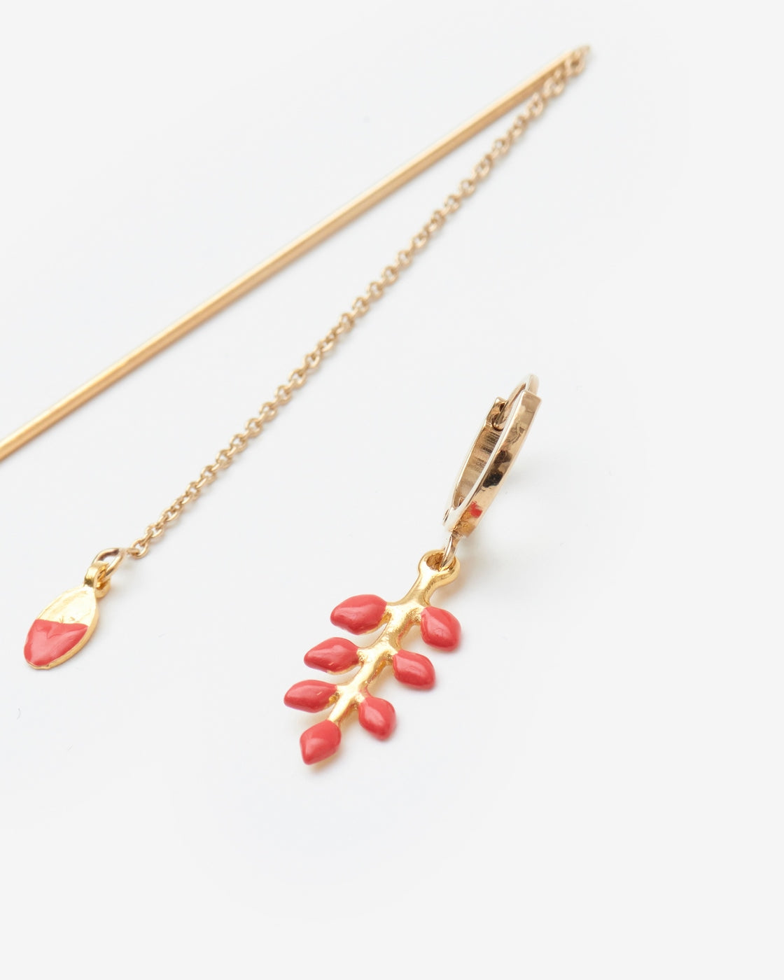 Boucle D'Oreille Bl0986 - Orange