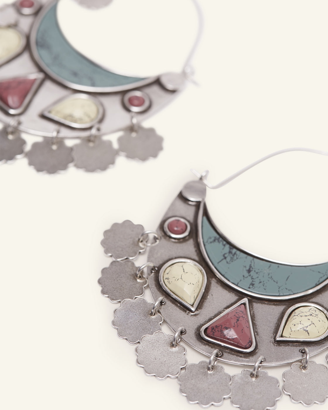 Boucle D'Oreille Bl1043 - Pacific/Silver