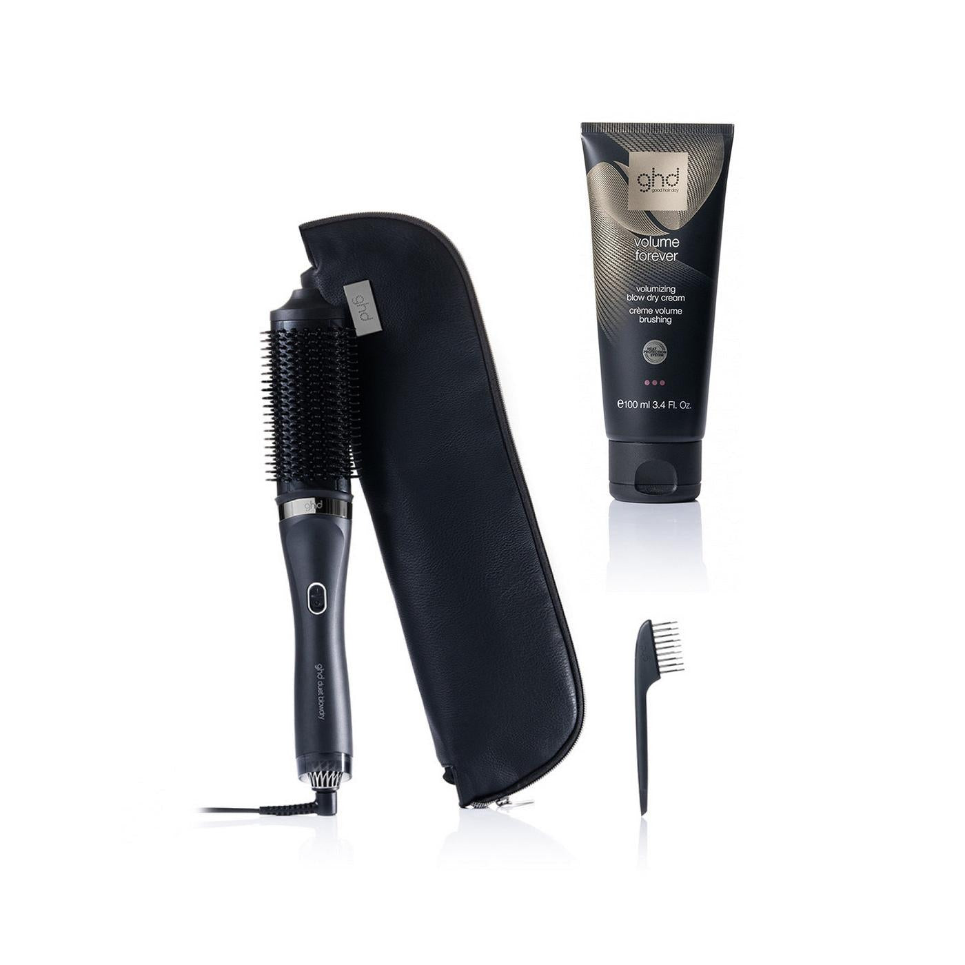 Duo Brosse soufflante 2-en-1 duet glowdry + Crème volume brushing 100ml