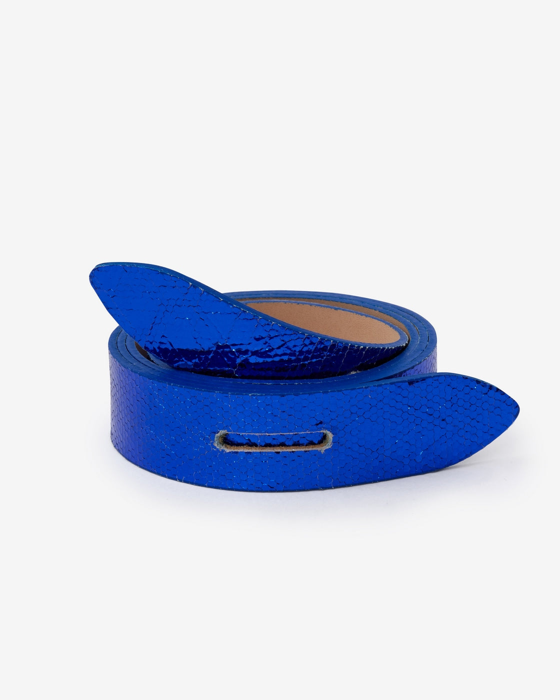 Ceinture Lecce - Metalic Blue